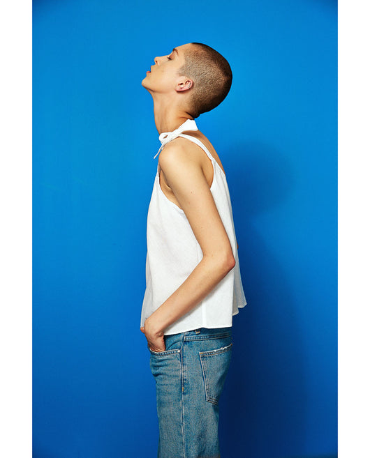 TOP WITH BOW NECKLINE