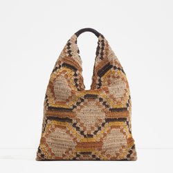 RAFFIA BUCKET BAG