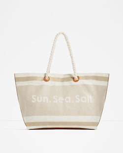 FABRIC BEACH TOTE