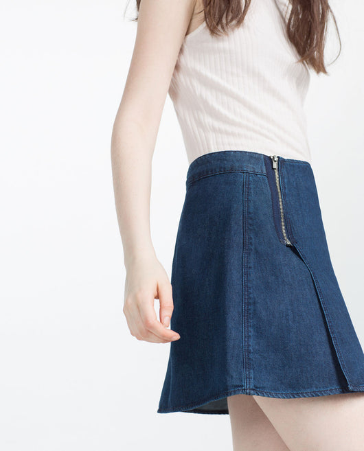 ZIPPED SKORT